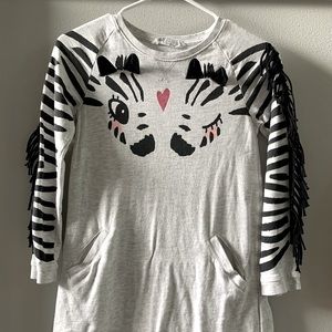 Zebra Dress from H&M size 8-10
